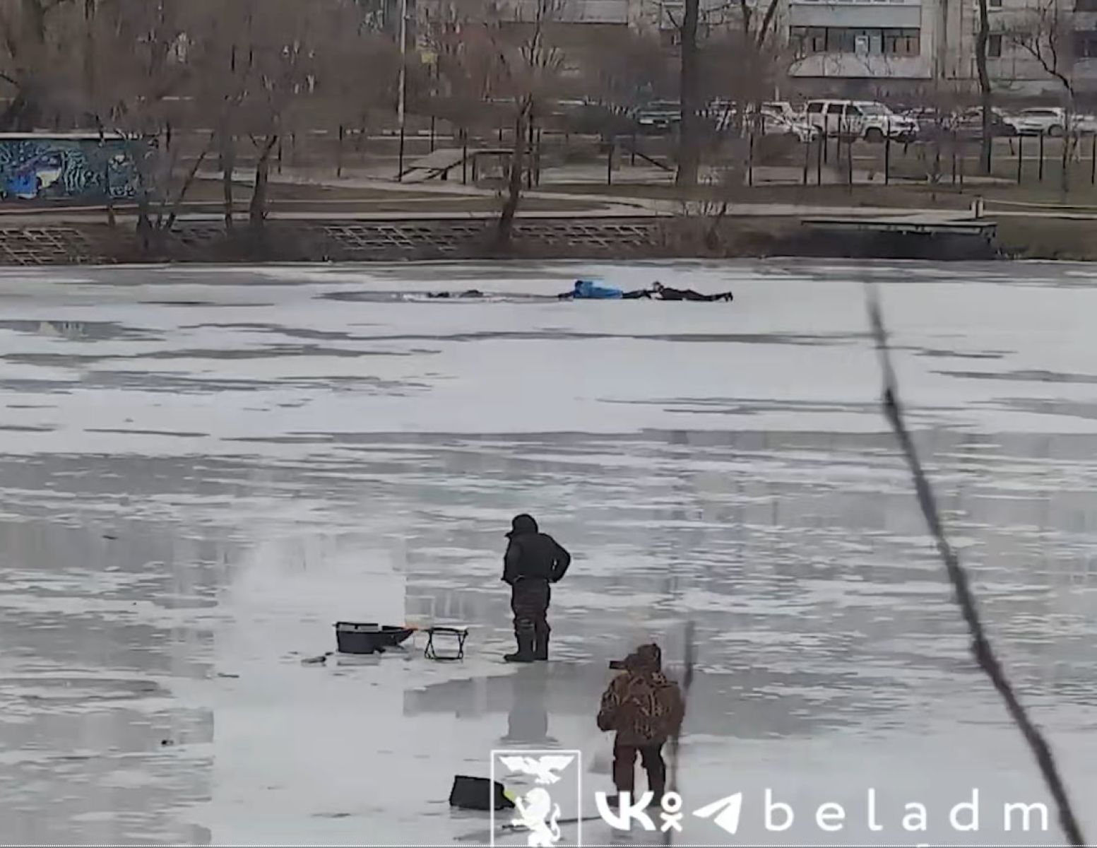 Белгородцев призвали уберечь детей от прогулок по льду