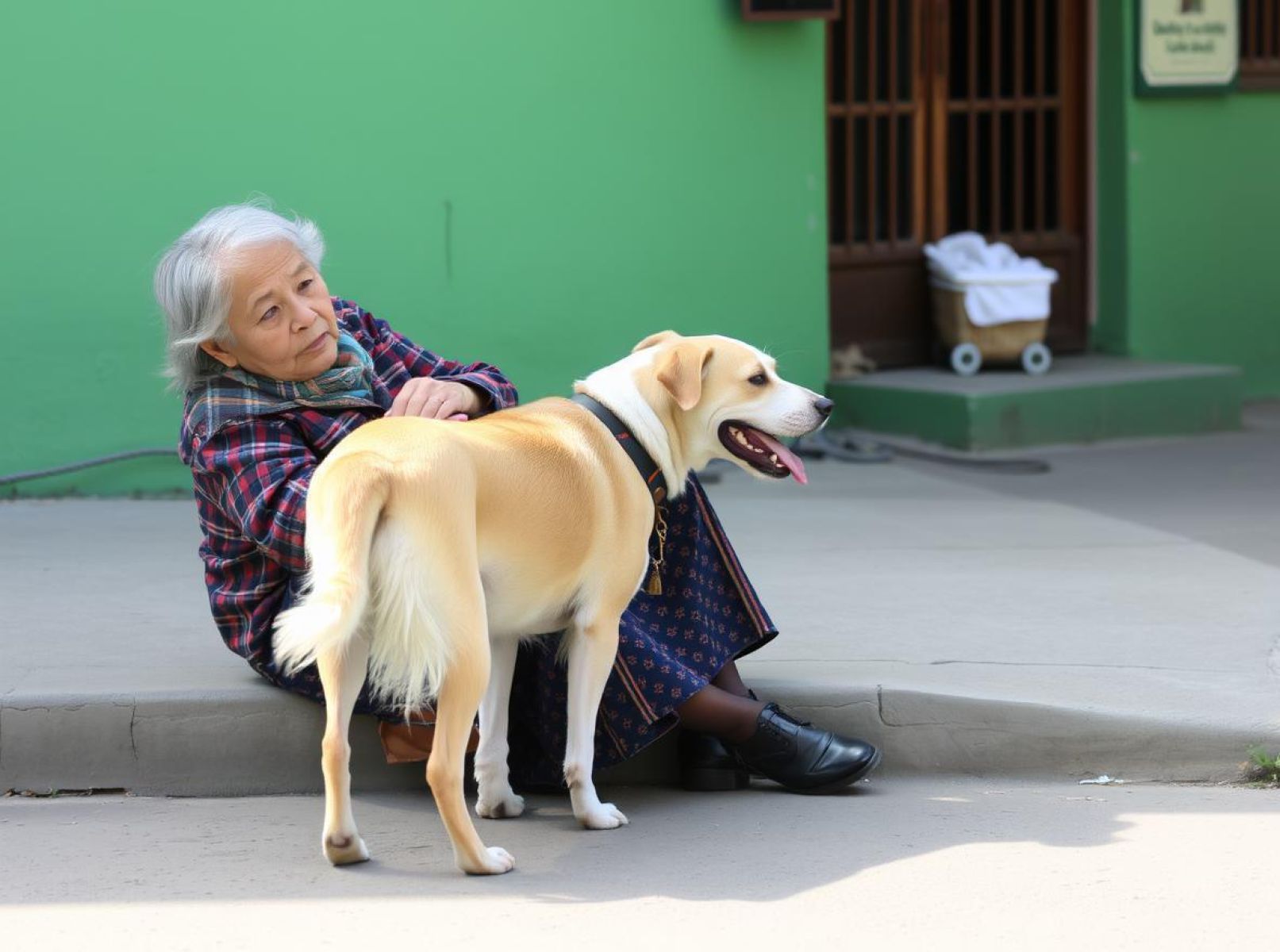 В Липецке старушка умерла, выгуливая собаку