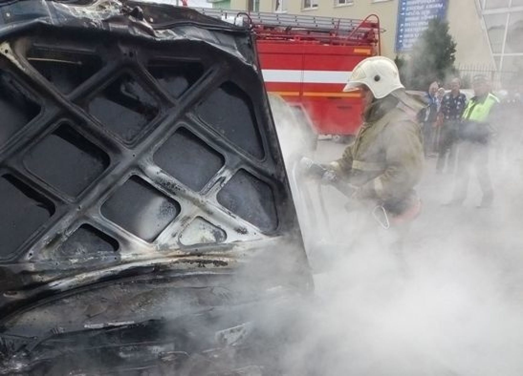 «Лада» сгорела в&nbsp;Воронежской области