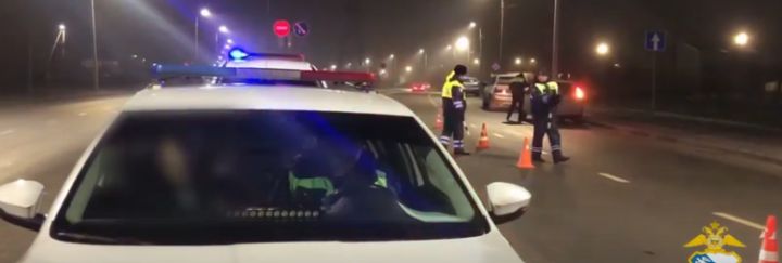 В Курске на дороге поймали пьяного водителя