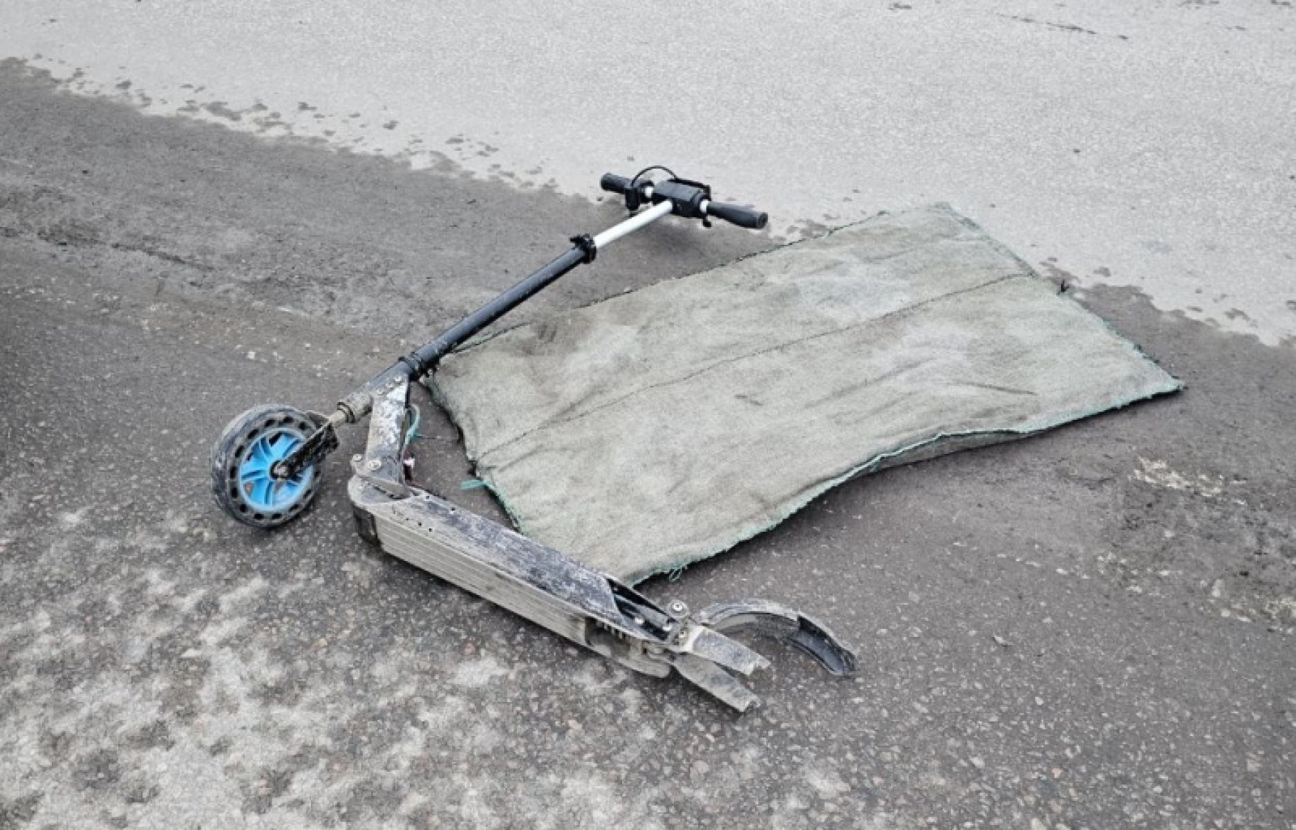 В Алексеевке машина сбила ребенка на самокате