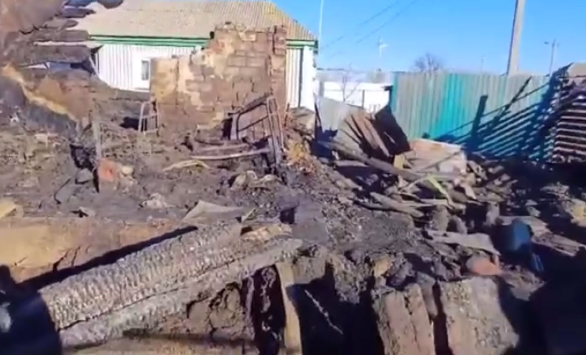 Появилось видео с места гибели двух человек в Воронежской области