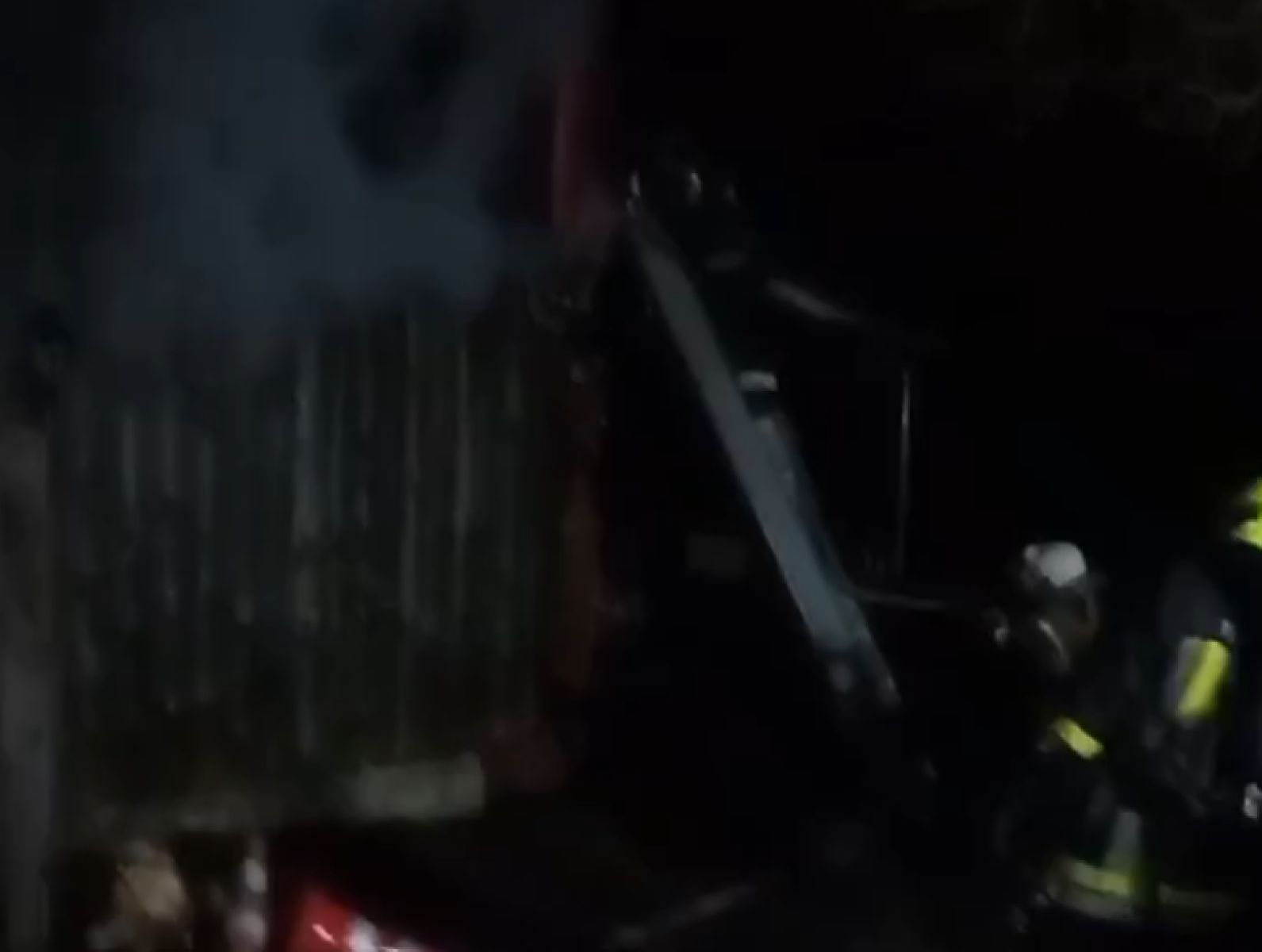 В Курской области горела деревенская гостиница