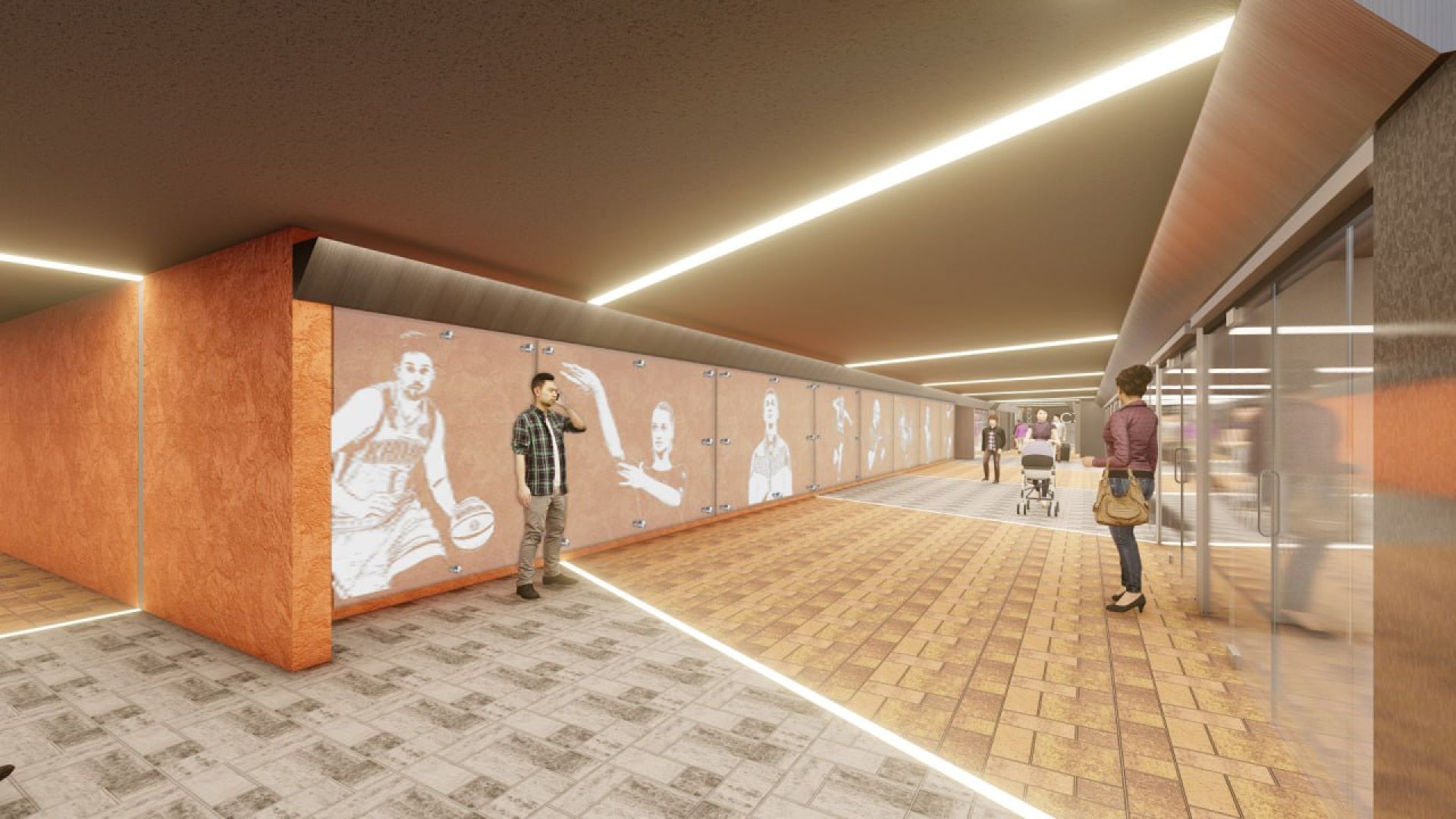 Подземку на «Стадионе» украсят изображениями белгородских спортсменов