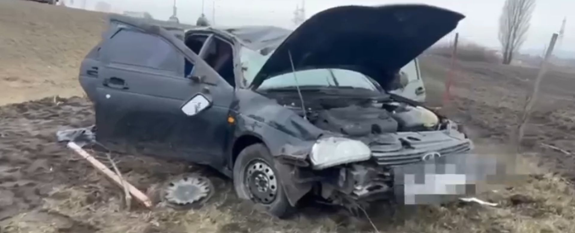 В Белгородской области машина вылетела с трассы – погиб водитель