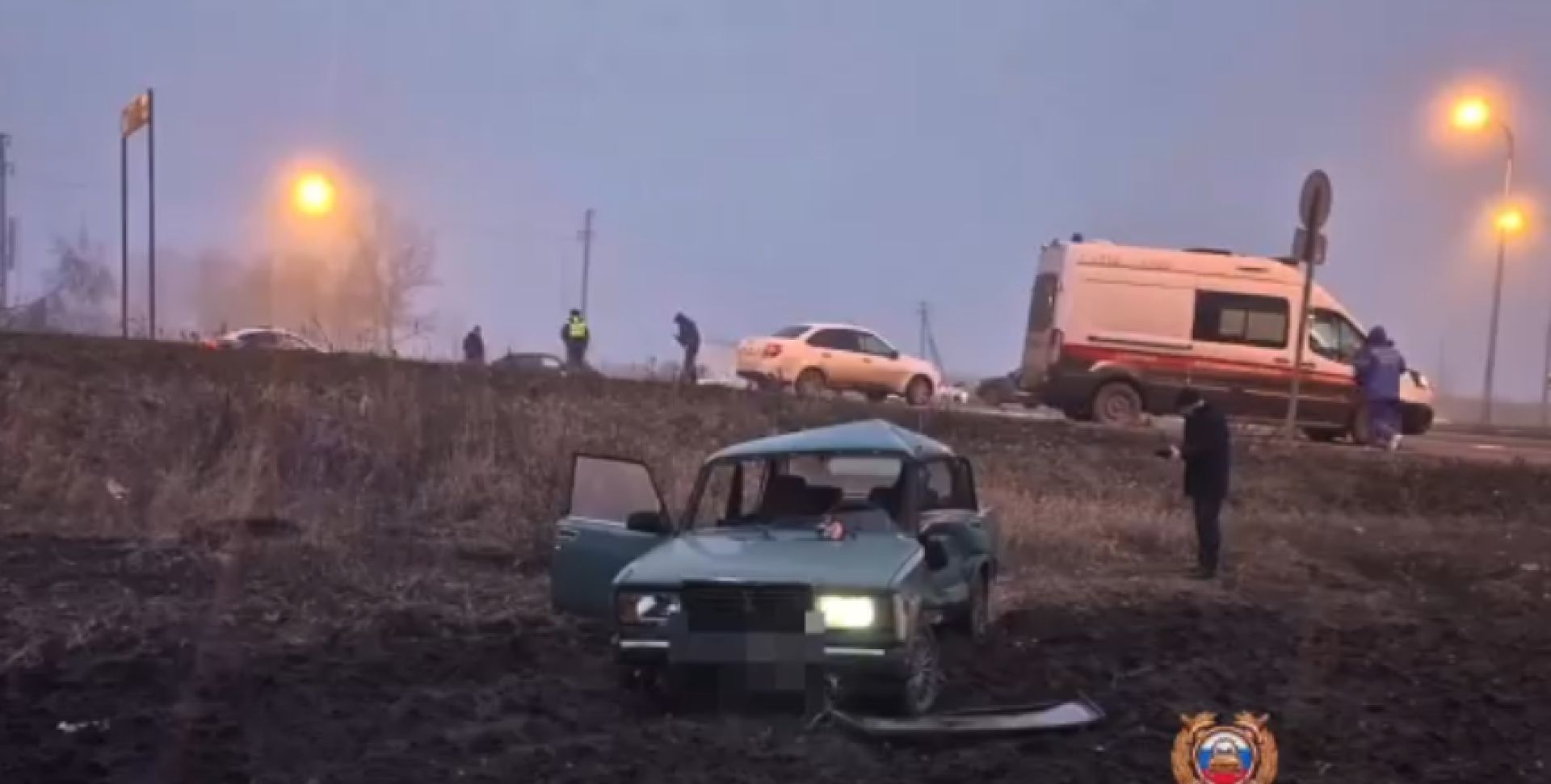 В Белгородской области мужчина погиб в столкновении двух машин