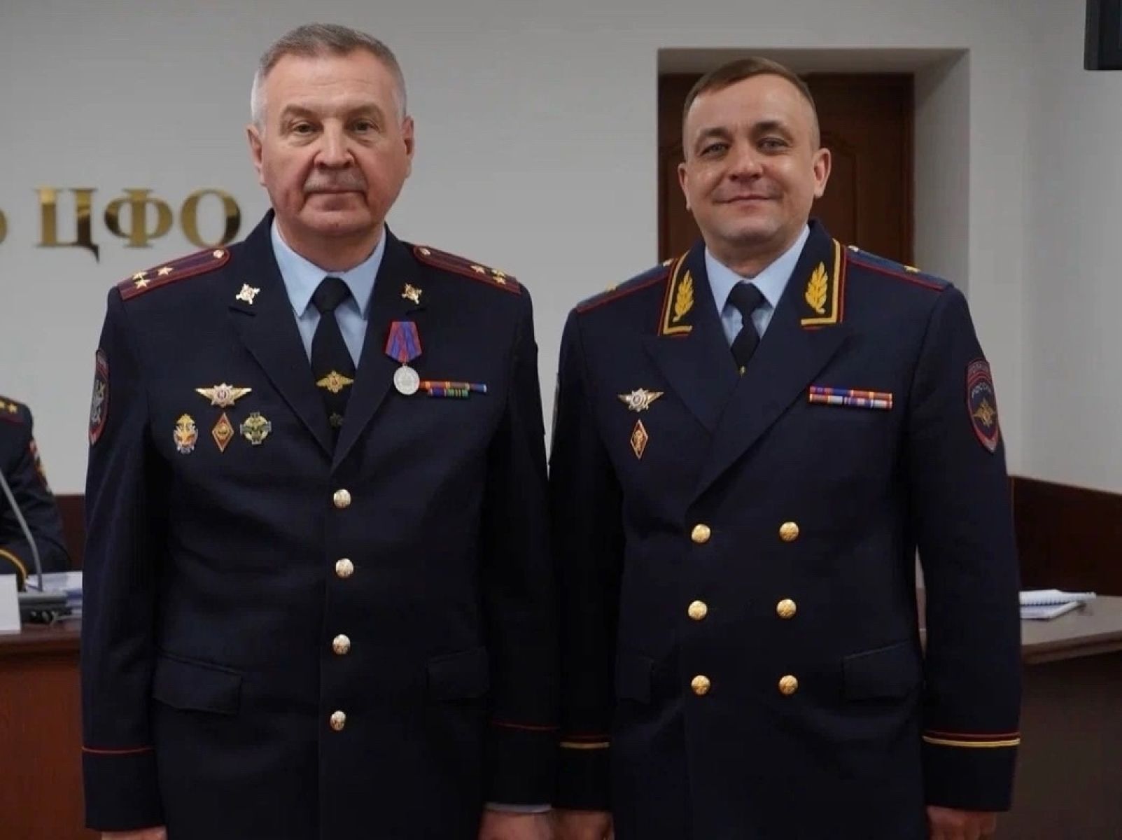 Белгородского полковника полиции наградили медалью «За отличие в охране общественного порядка»