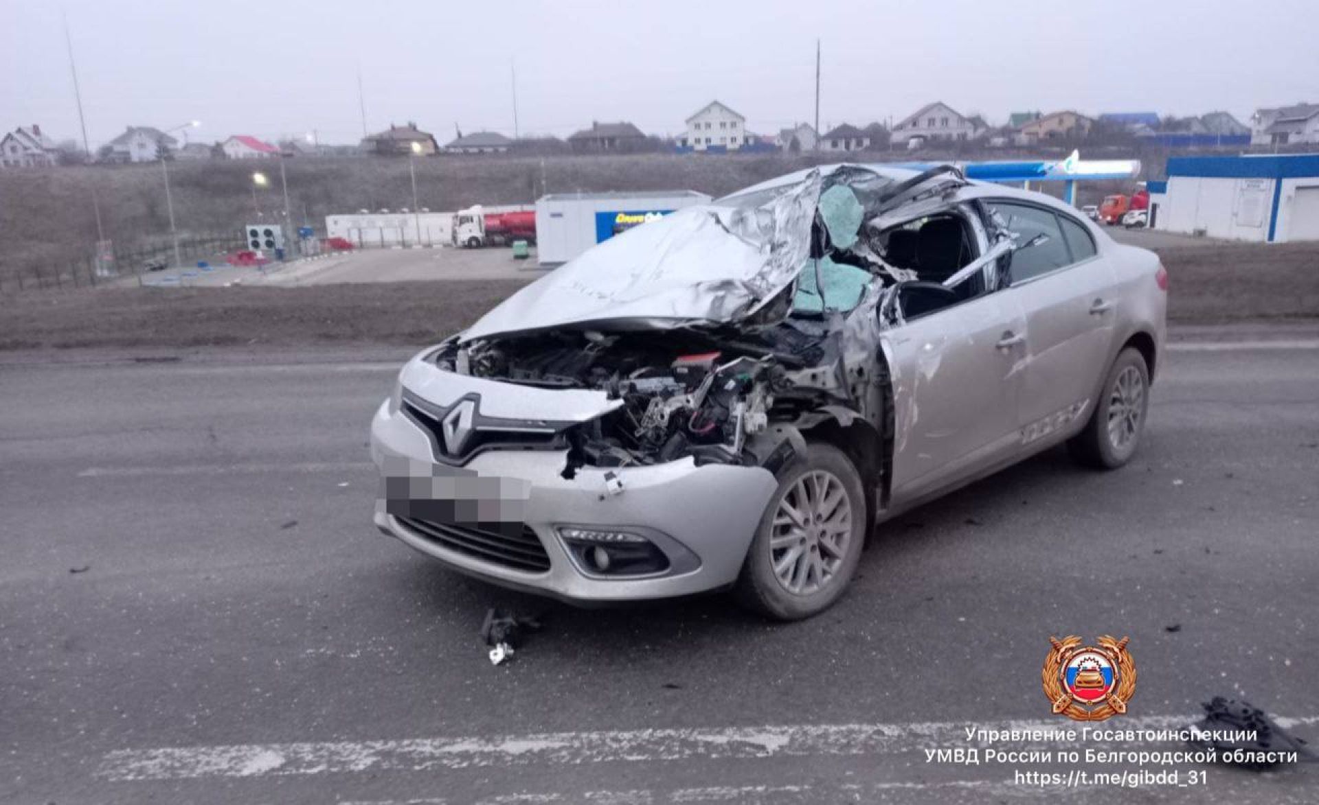 В Белгородской области легковушка врезалась в&nbsp;грузовую «ГАЗель»