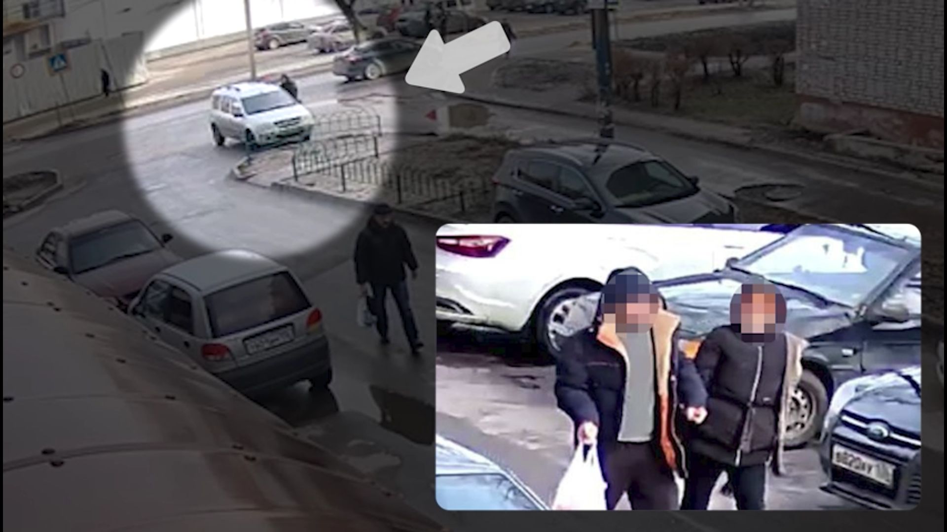 Преступление серийного угонщика попало на видео в Воронеже&nbsp;