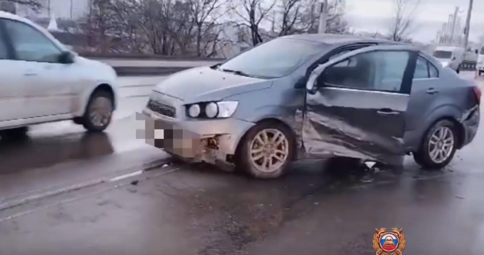 В Белгороде случилось необычное тройное ДТП