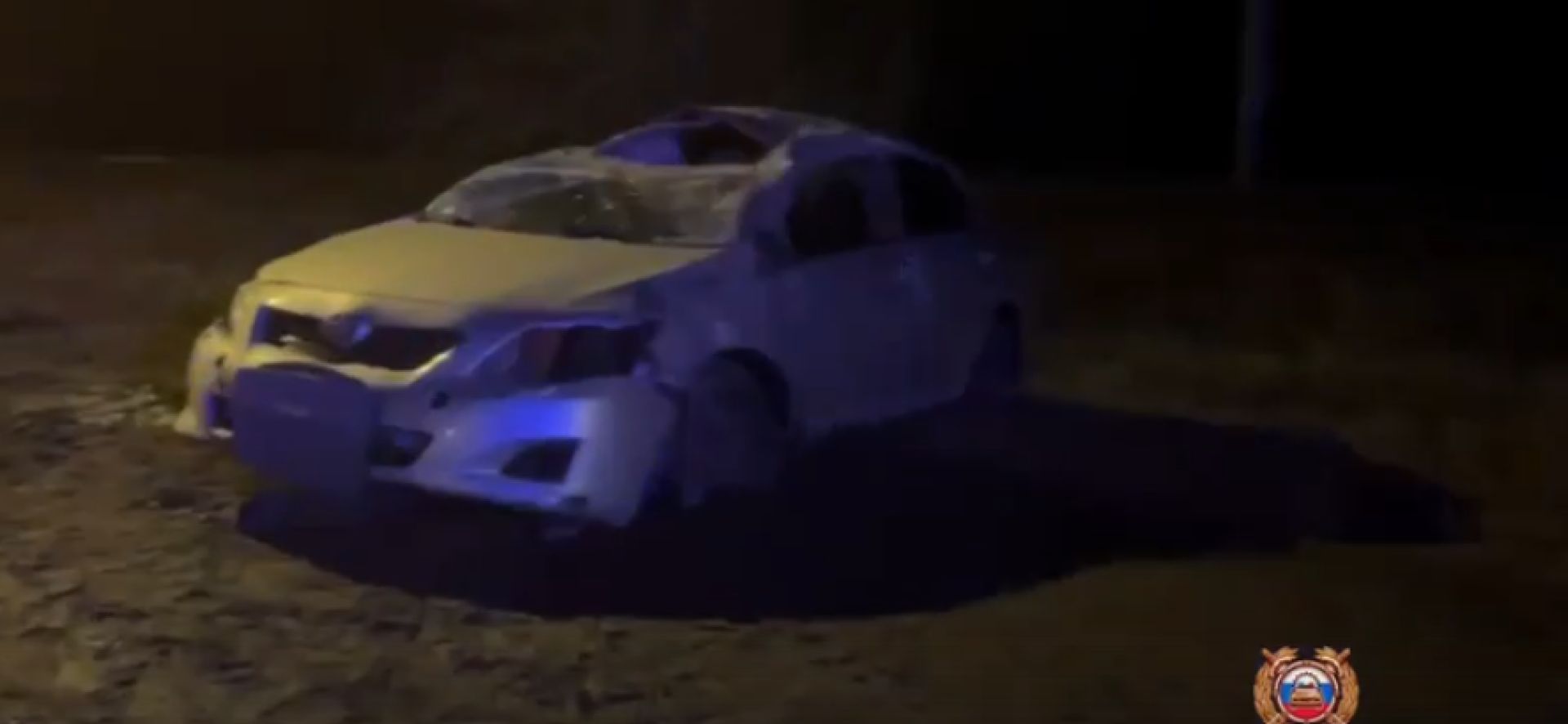 В Старом Осколе «Мерседес» перевернул «Тойоту»