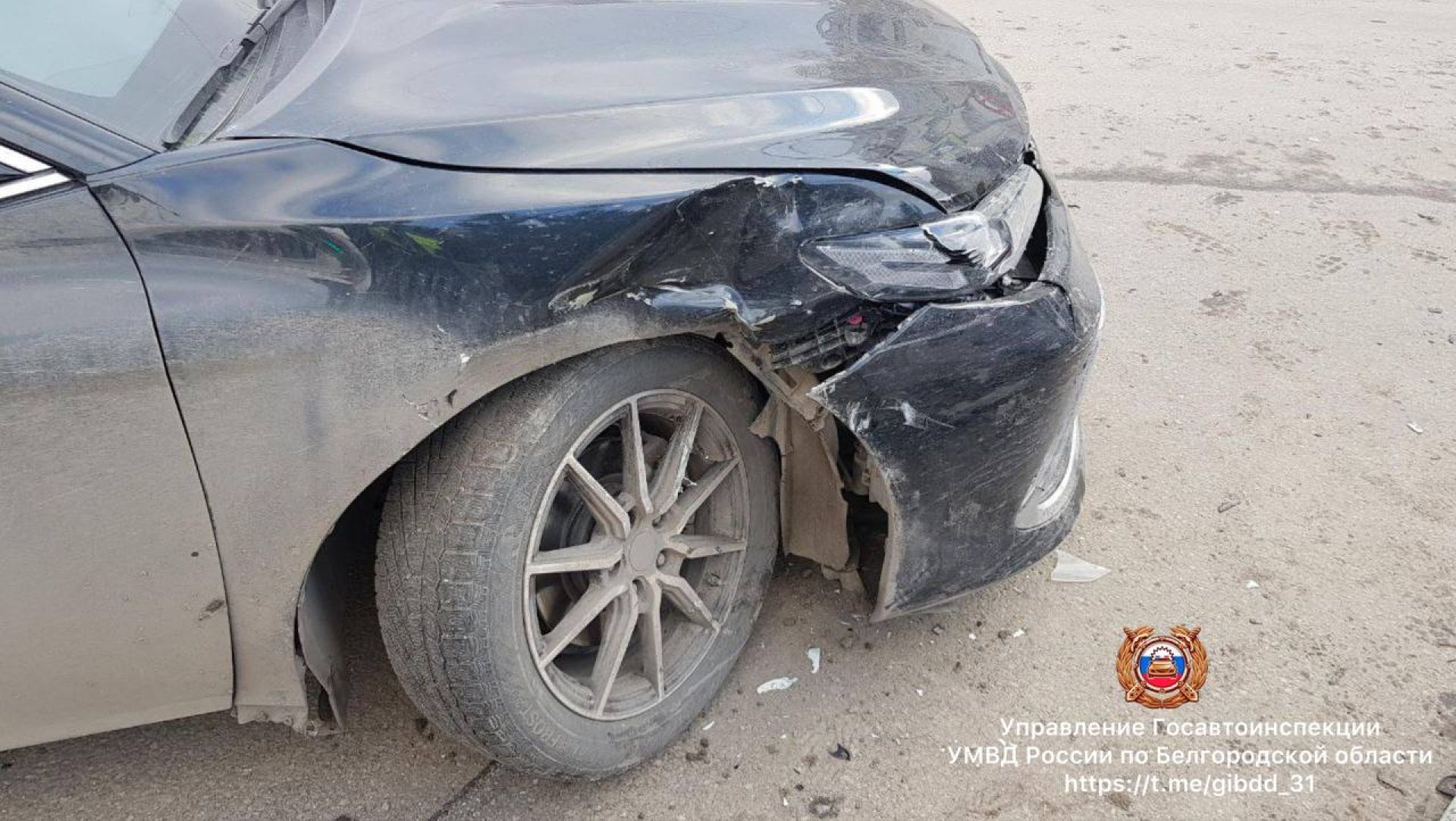 Полицейские раскрыли детали аварии с такси в центре Белгорода