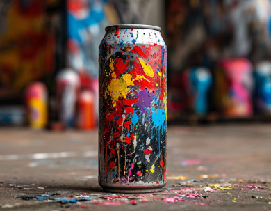 В Старом Осколе дети взломали замок на крышу высотки и разрисовали ее краской