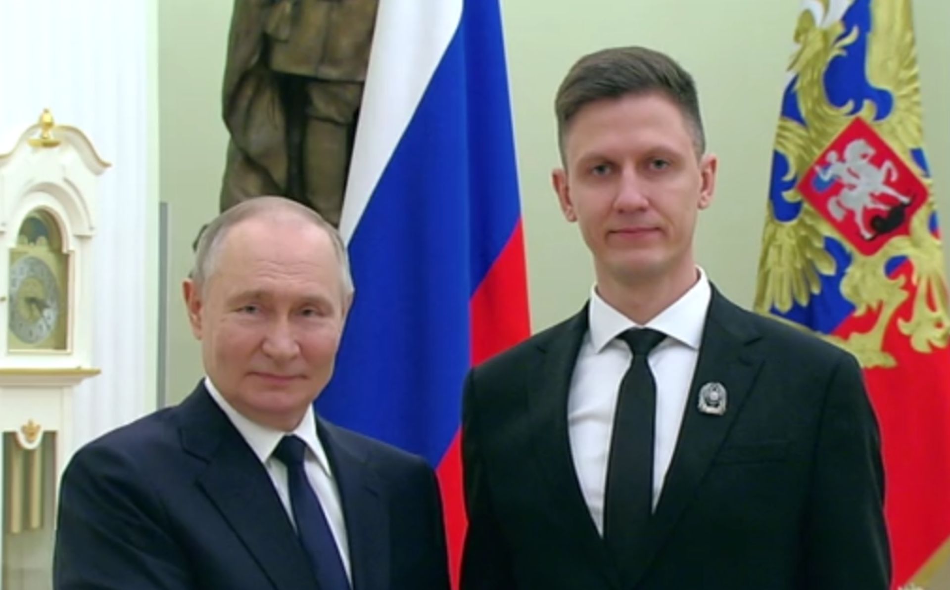Владимир Путин и Константин Титов