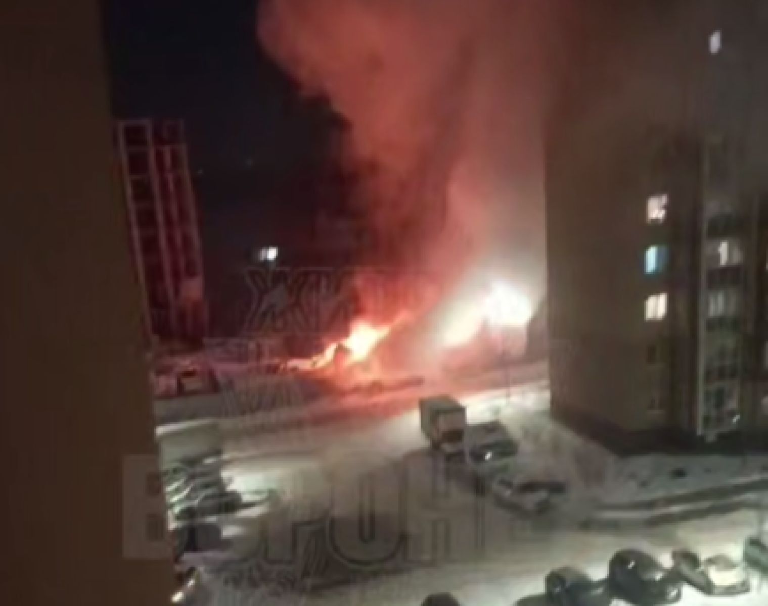 Выяснилась причина пожара на воронежской стройке&nbsp;