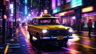 Два пьяных приятеля угнали такси в Воронеже