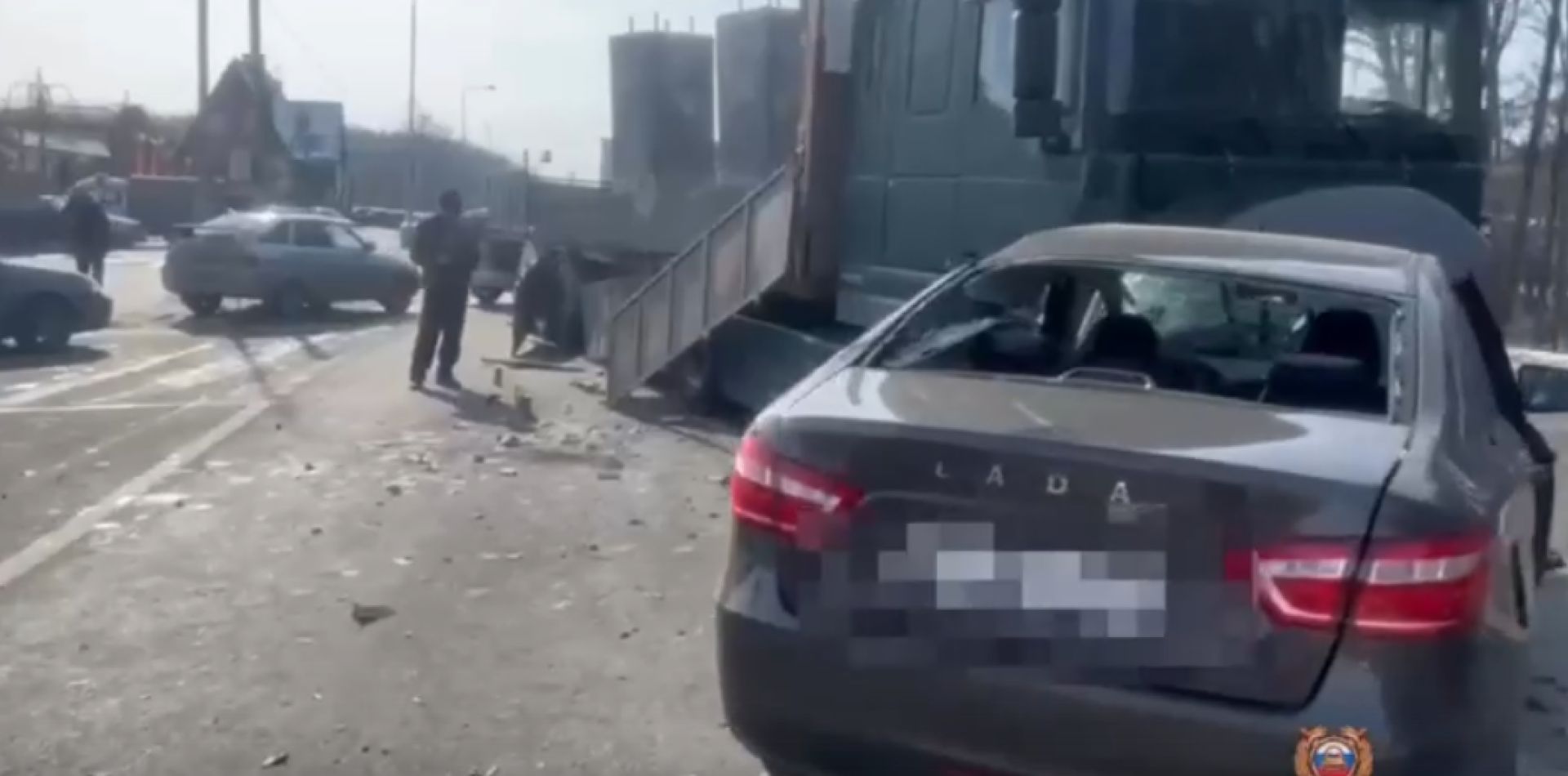 В Белгородской области столкнулись легковушка и тягач&nbsp;