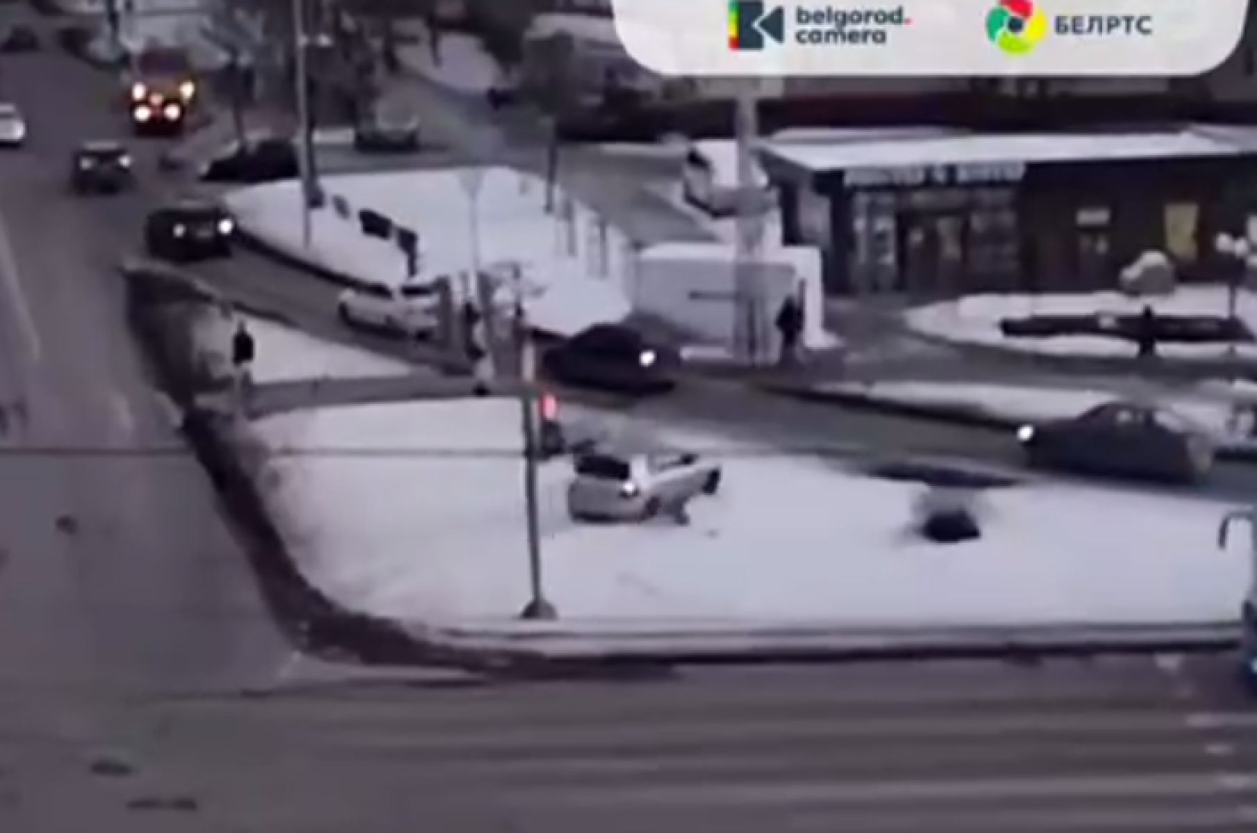 В Белгороде камера поймала «пьяную» машину на&nbsp;оживленной дороге
