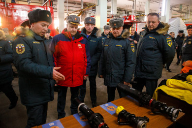 Руководство Главного управления пожарной охраны МЧС России высоко оценило работу специальной пожарно-спасательной части №14 по охране Нововоронежской АЭС