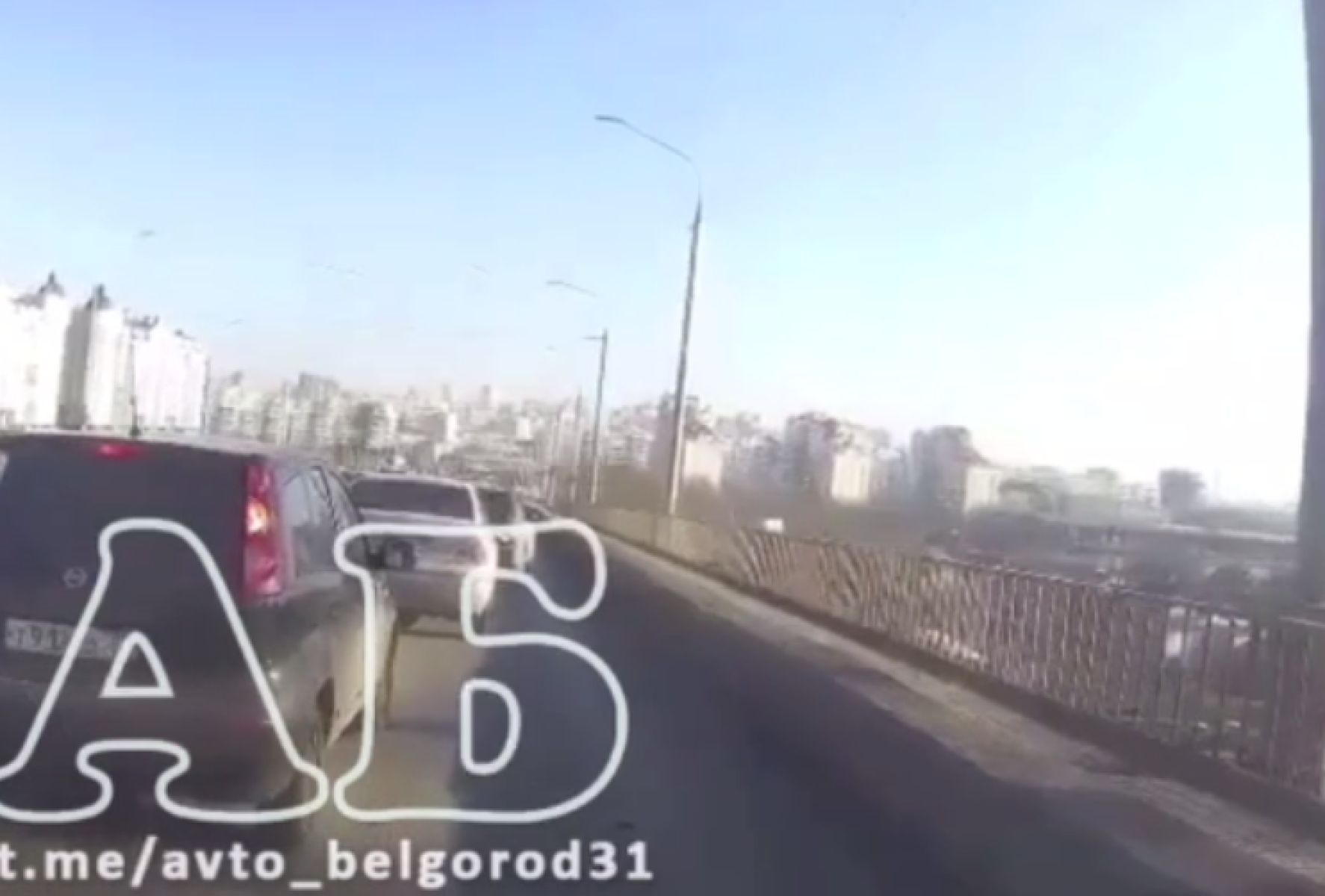 В Белгороде упавший с нового моста мужчина разбился насмерть