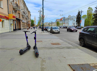Как в Воронеже будут повышать безопасность в сезон самокатов 