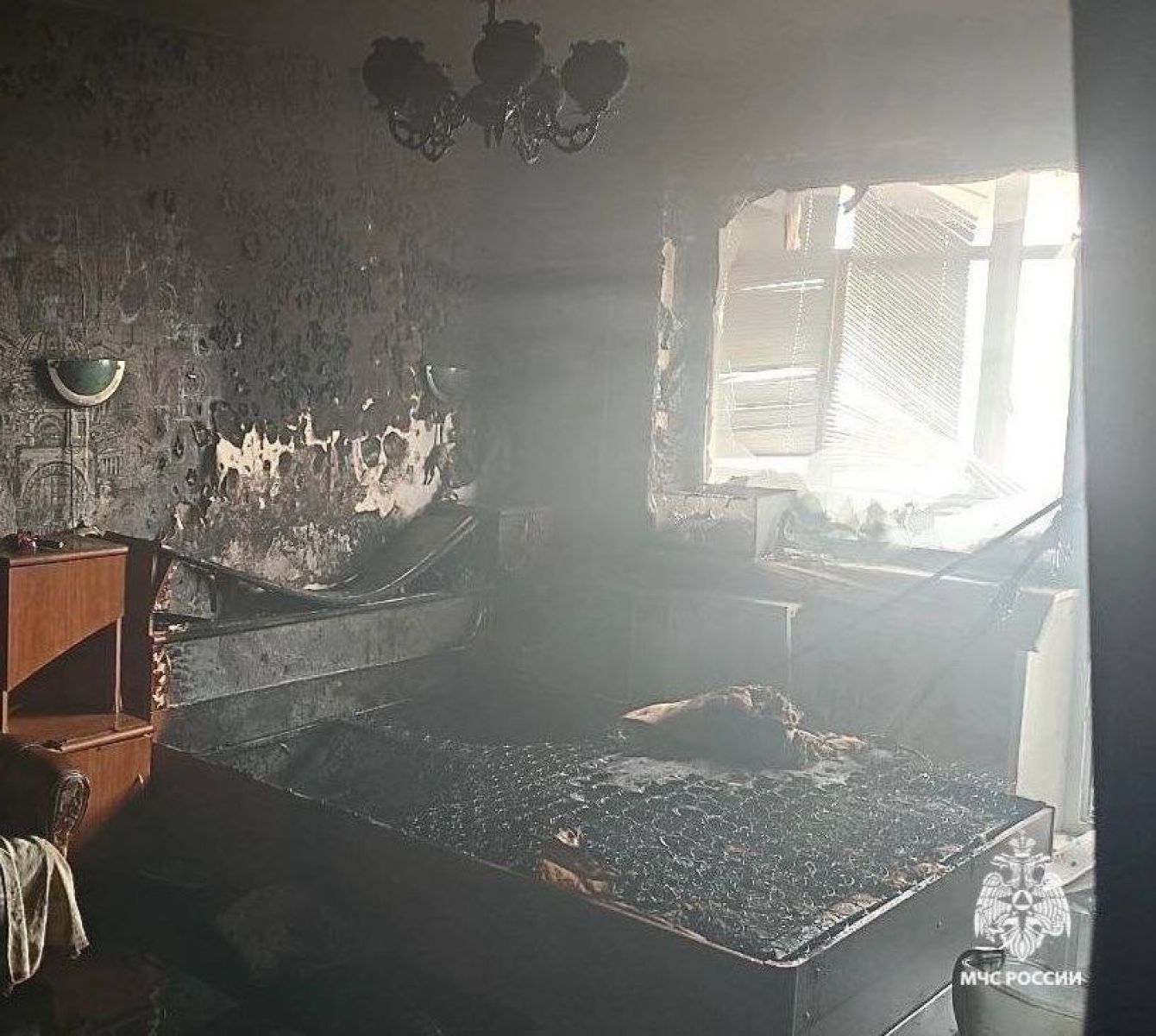 В Губкине горела квартира