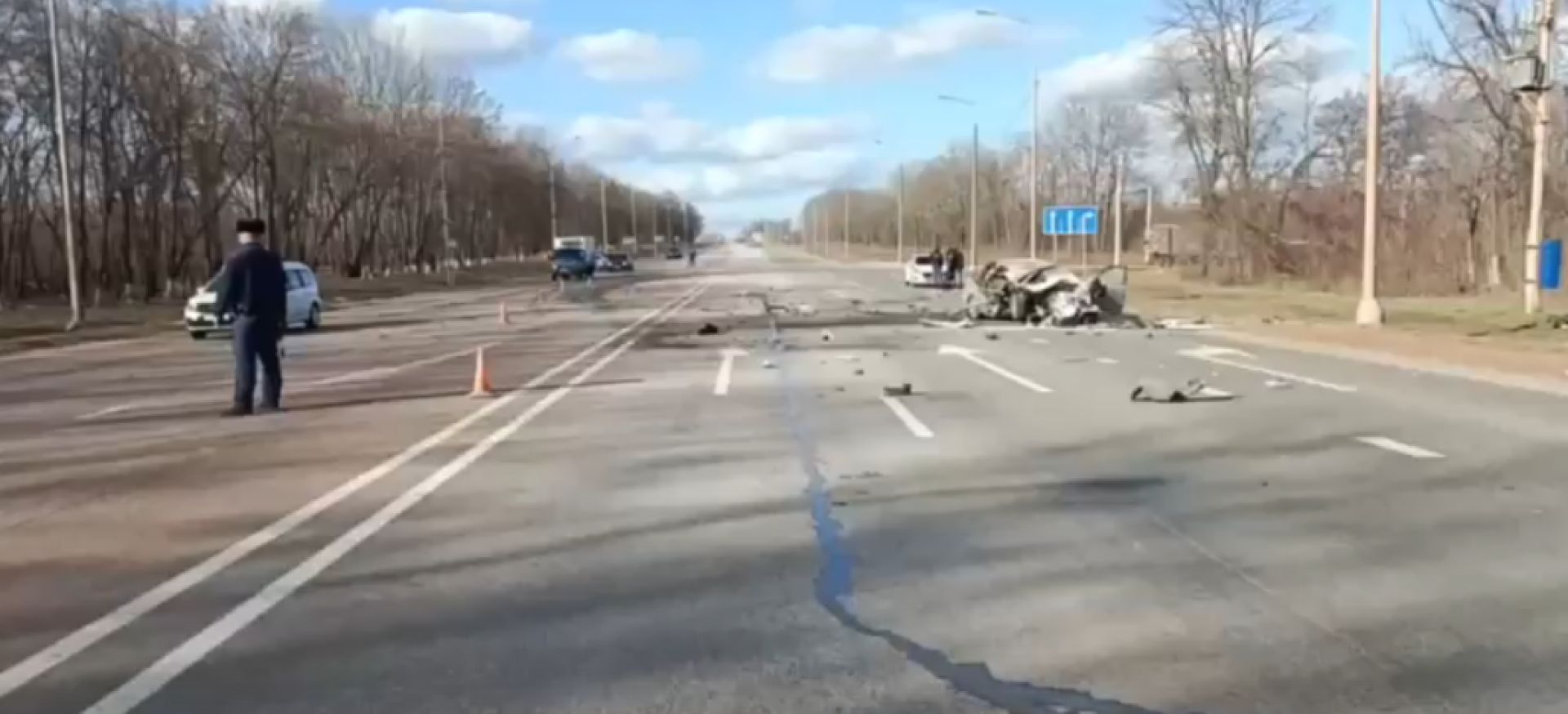 В Белгородской области водитель иномарки разбился насмерть на федеральной трассе