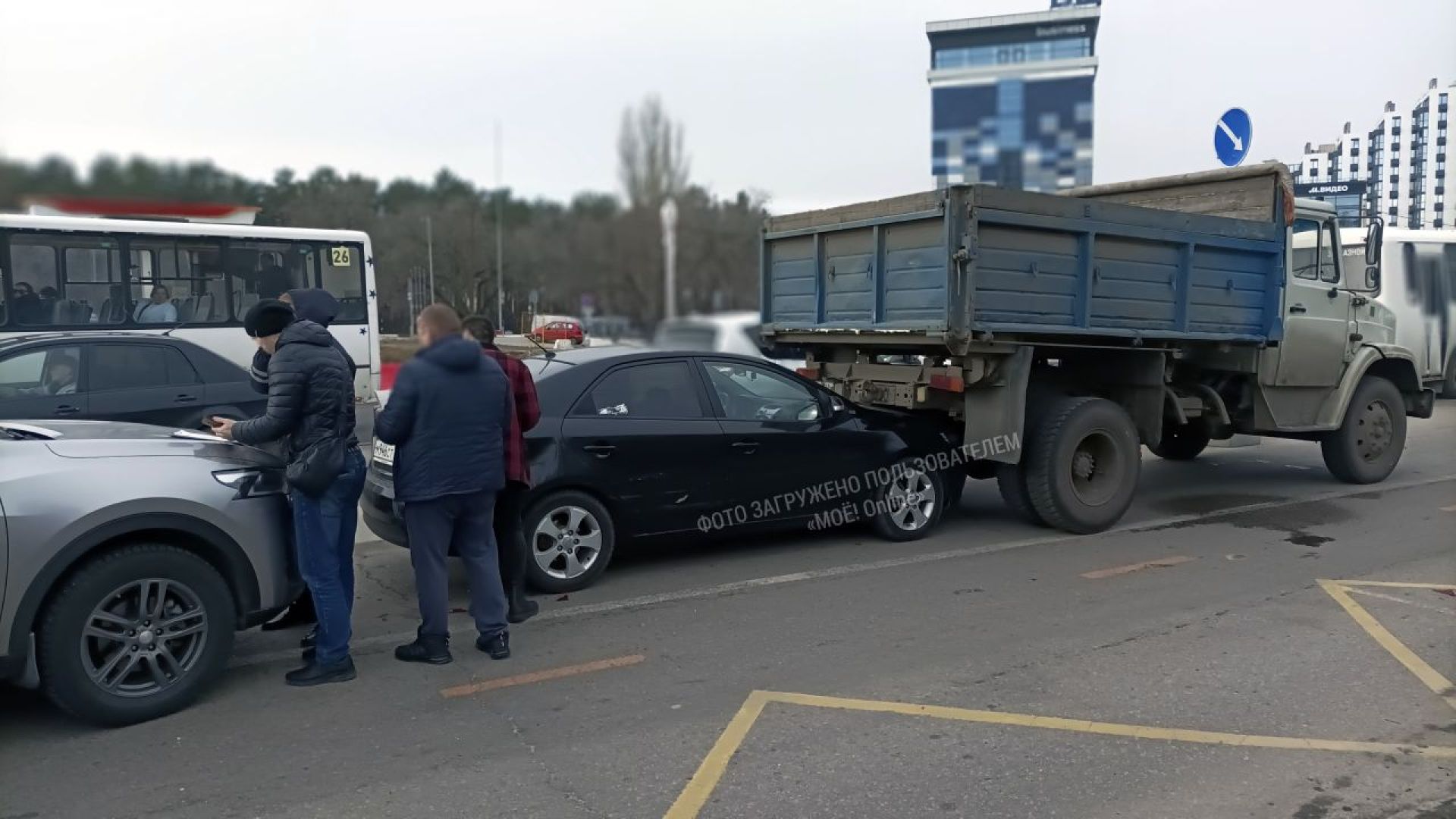 Выяснилась причина адской пробки на Остужевском кольце в Воронеже&nbsp;