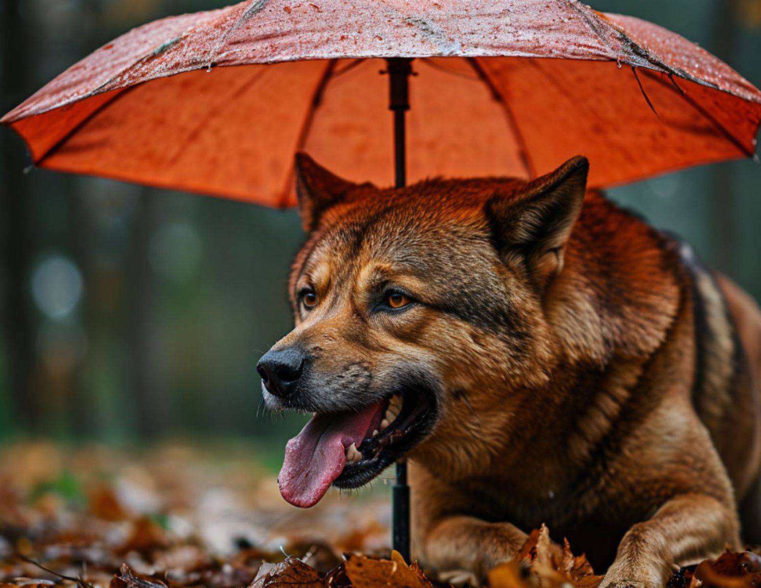 В Дубовом женщине пришлось отбиваться зонтиком от агрессивной собаки