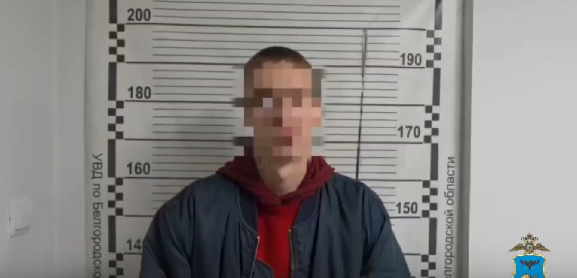 В Белгороде студент разрисовал бетонные блоки запрещенной символикой