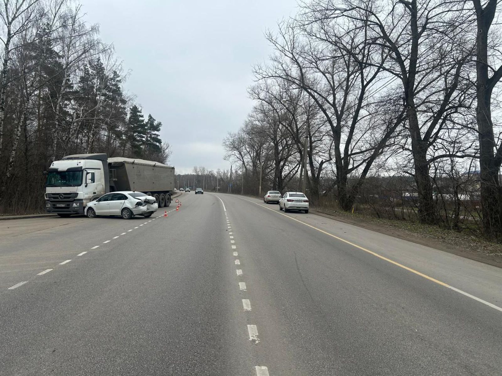 Массовое ДТП произошло под Липецком: есть пострадавшие