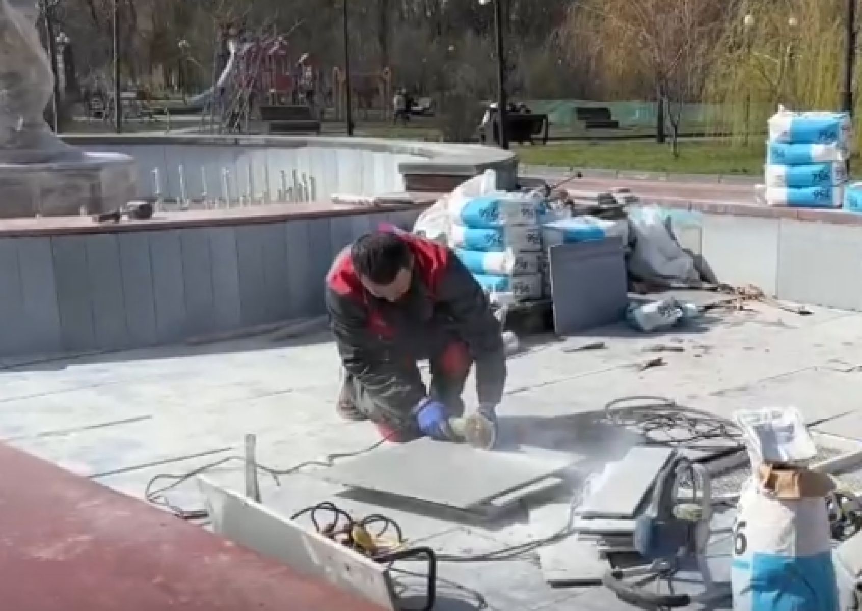 В Белгороде фонтаны готовят к летнему сезону