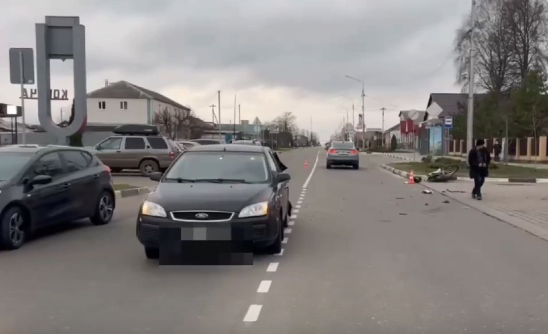 В Короче машина сбила мотоциклиста – пострадавший байкер оказался пьяным