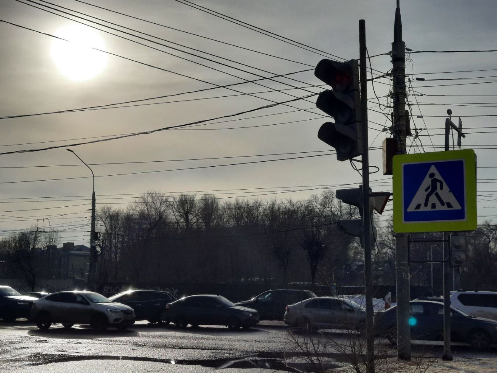 Воронежцы пожаловались на внезапное отключение светофоров