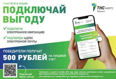 «ТНС энерго Воронеж» запускает акцию «Подключай выгоду» 