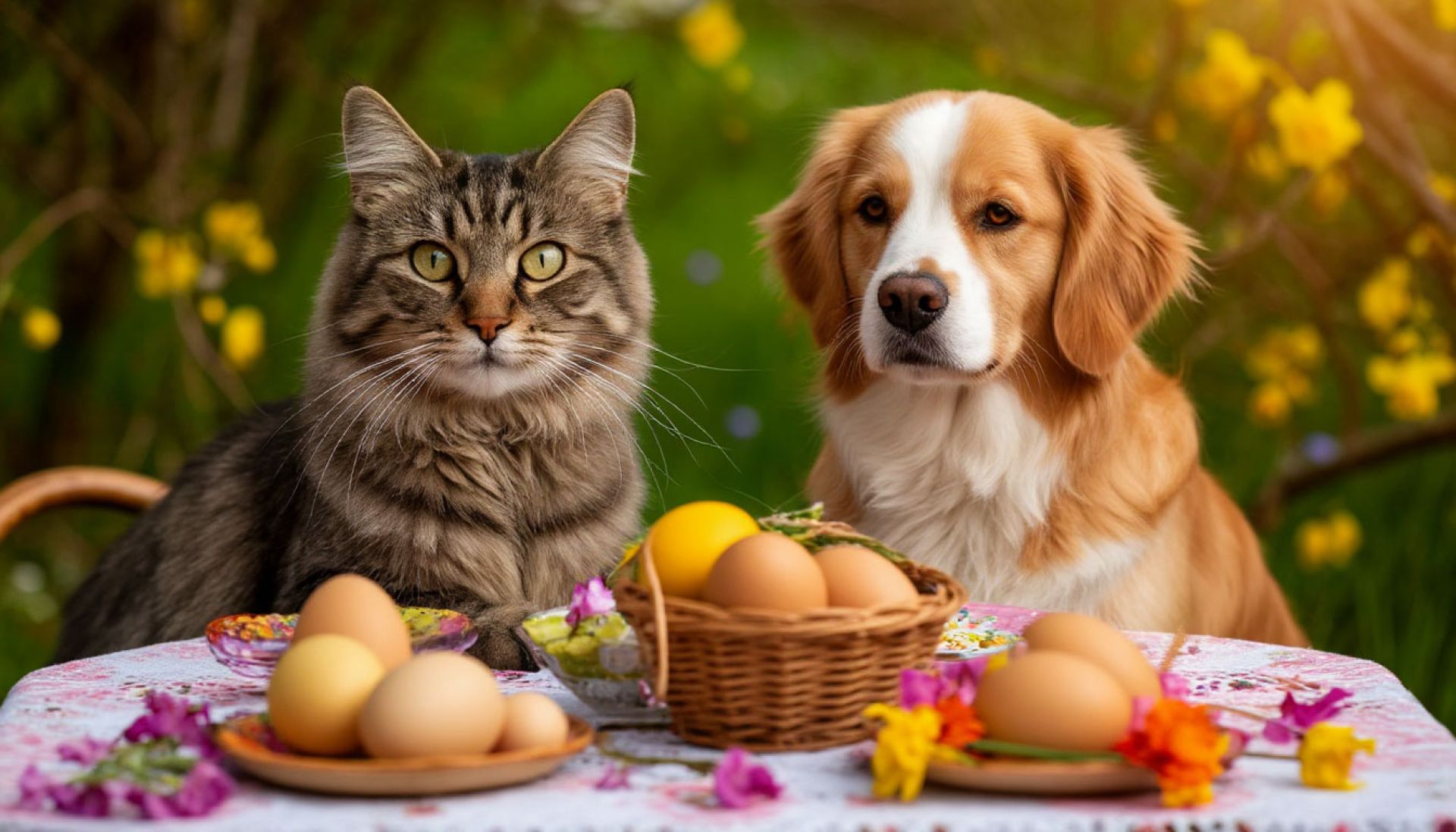 Воронеж любит животных: что можно и нельзя питомцам с пасхального стола