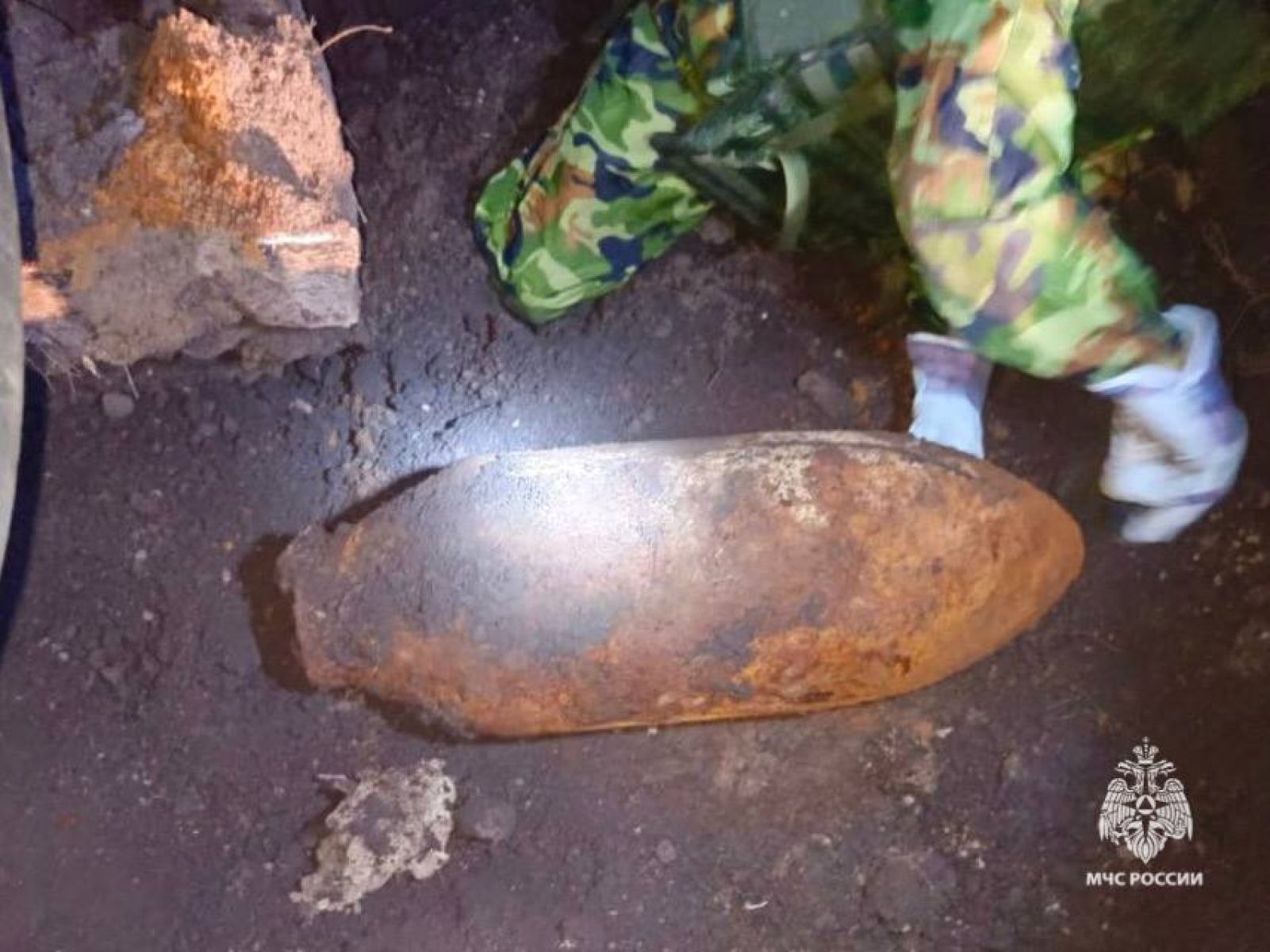 В Старом Осколе обнаружили 100-килограммовую авиабомбу