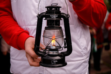 В Нововоронеж привезли Вечный огонь из Москвы на открытие памятника Защитникам Отечества 