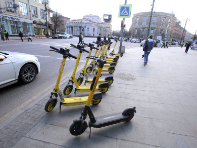 Электросамокаты не будут работать в центре Воронежа