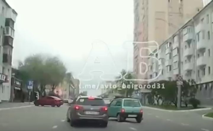 «Ока» чуть не устроила аварию в центре Белгорода