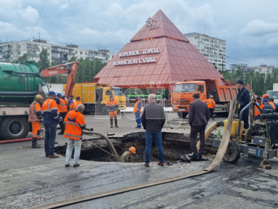 Воронежцам показали, как продвигается ремонт коллектора на Московском проспекте
