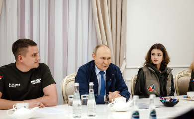 Владимир Путин посетил Курскую область