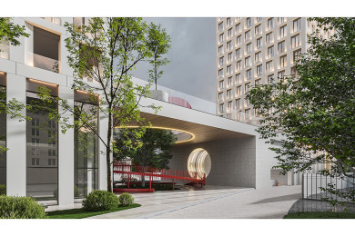 Две многоэтажки с мостом могут построить в Воронеже