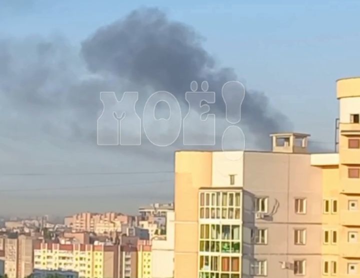 Утренний чёрный дым напугал воронежцев