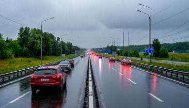 Осадки обрушатся на трассу М-4 «Дон» под Воронежем