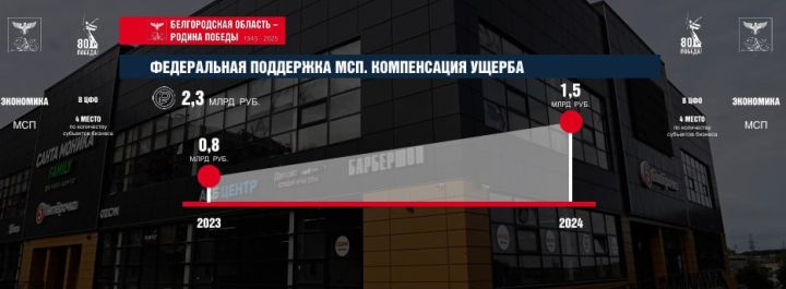 В Белгородской области малый и средний бизнес начал оправляться после страшных событий 2024 года