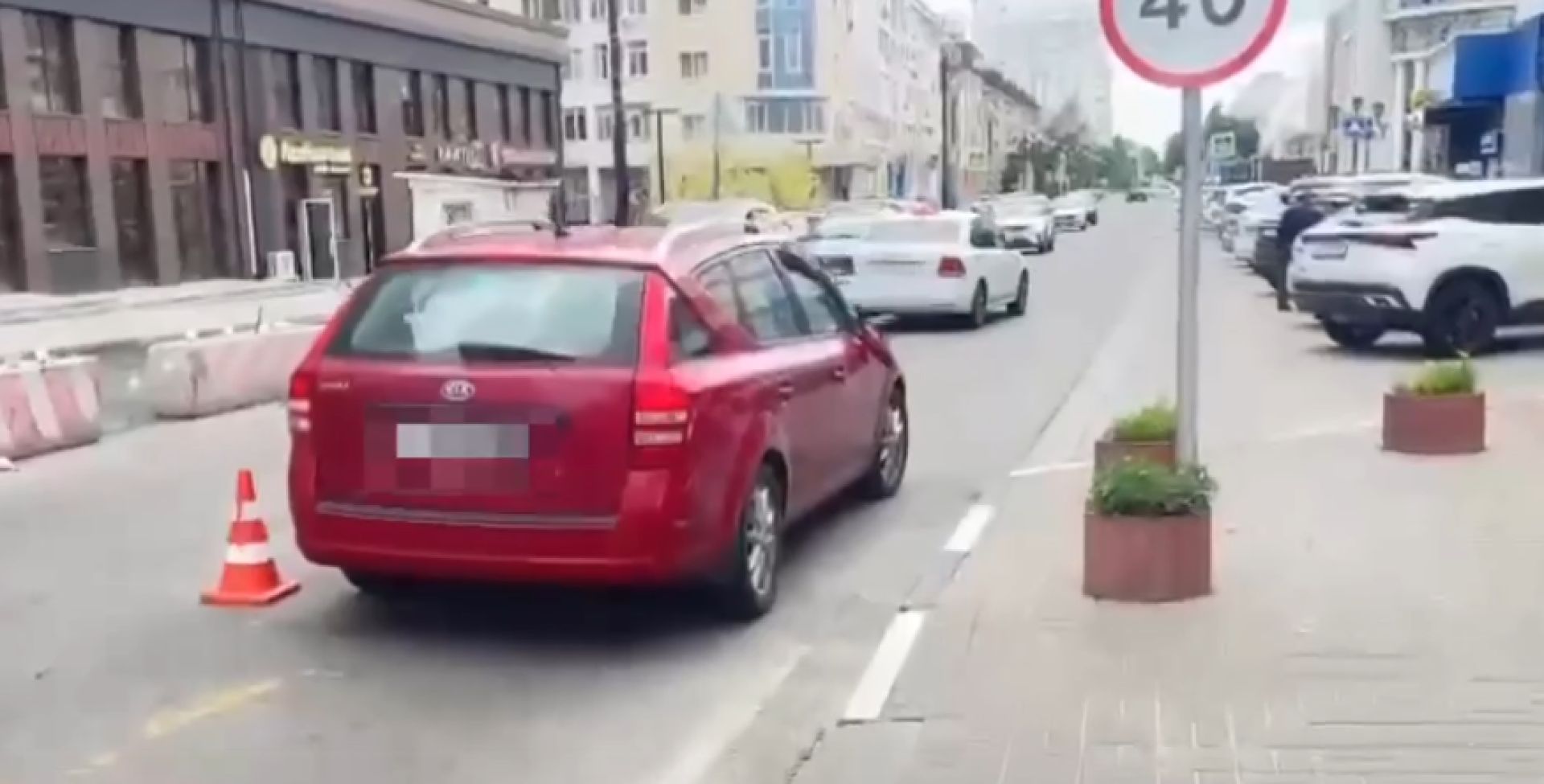 В центре Белгорода иномарка сбила пешехода