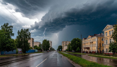 Опасные погодные явления обрушатся на Воронежскую область