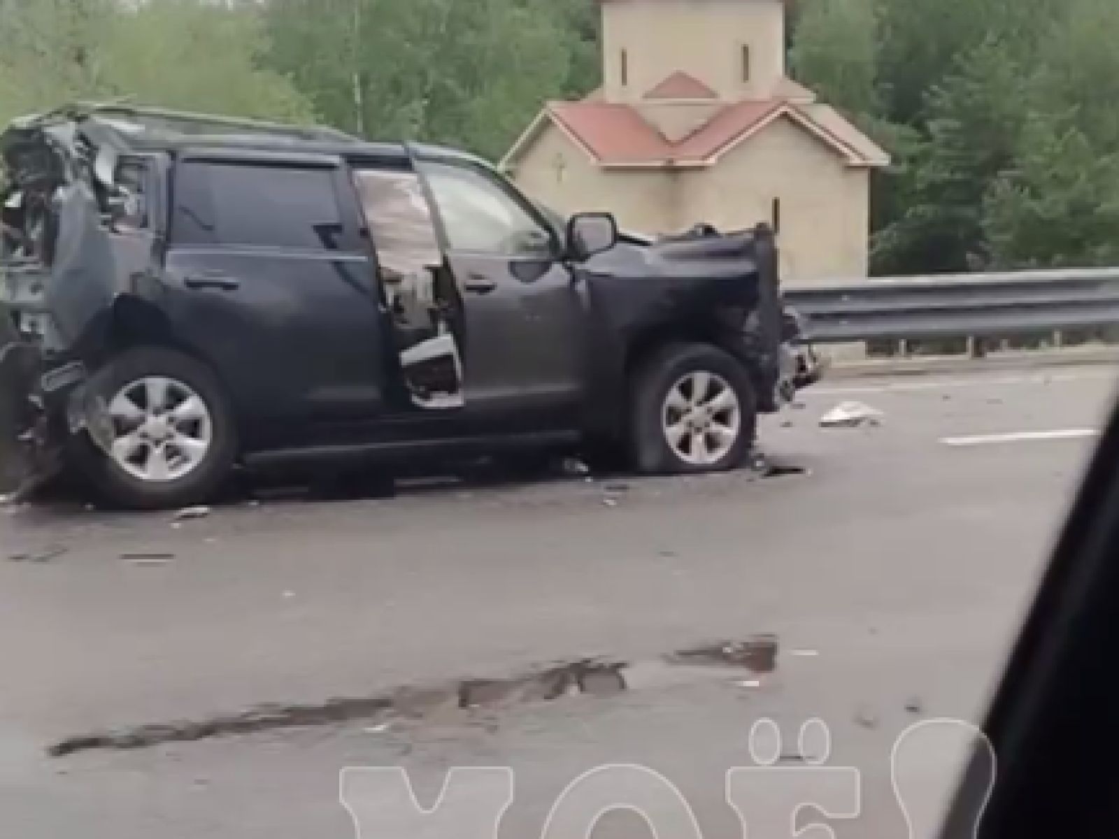 Жёсткое ДТП с фурой произошло в Воронеже (ВИДЕО)