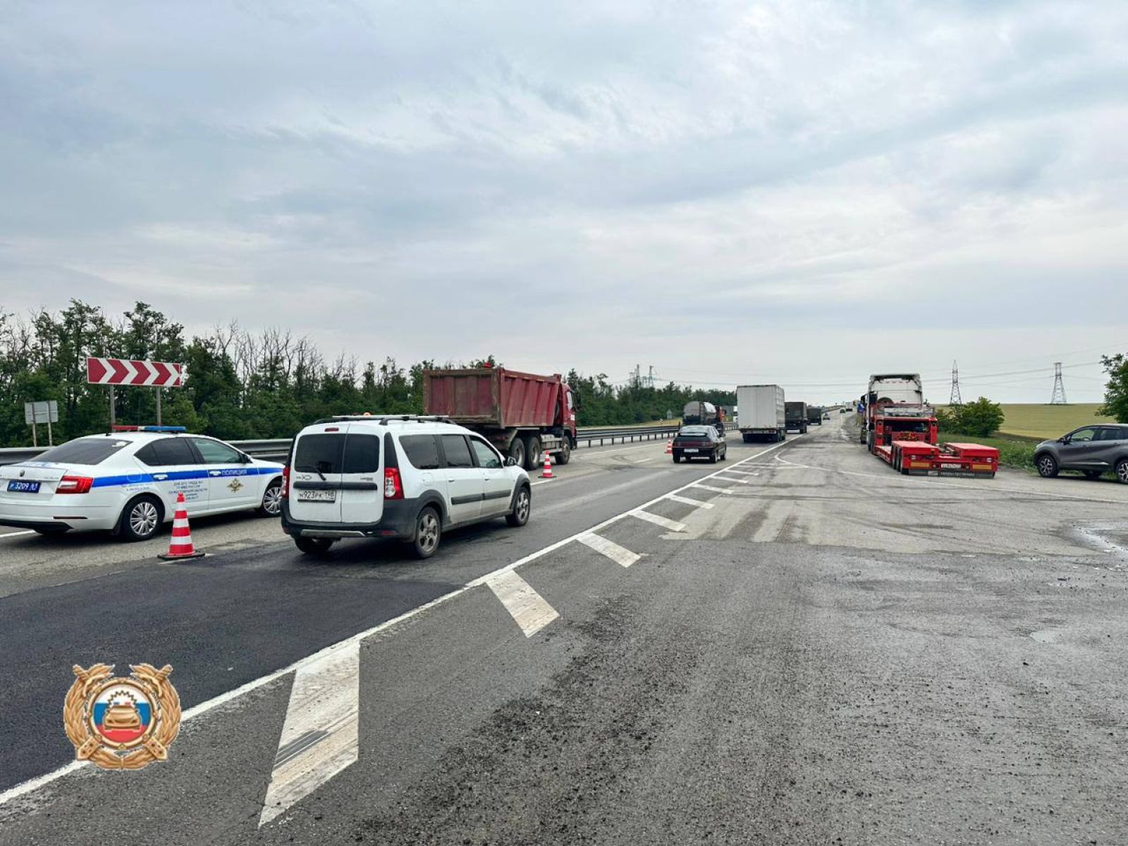 Воронежцев предупредили о заторах на трассе М-4 «Дон» в соседнем регионе